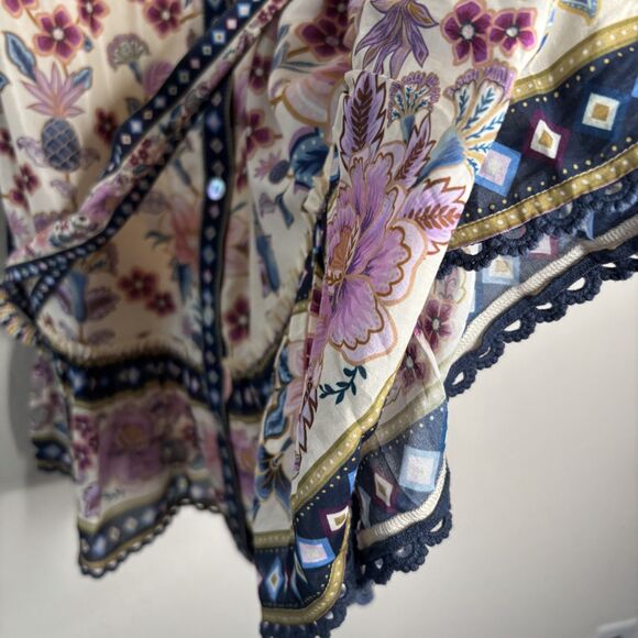 Farm Rio Superbloom Tapestry Puff Mini Dress - Picture 5 of 7